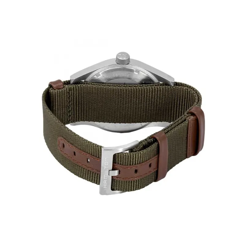 Hamilton Khaki Field Mechanical Textile Band Men's Watch- H69529933